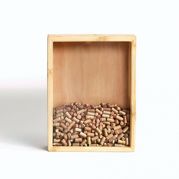 Wooden Wine Cork Collector, Couple Wine Display Box - Image 3