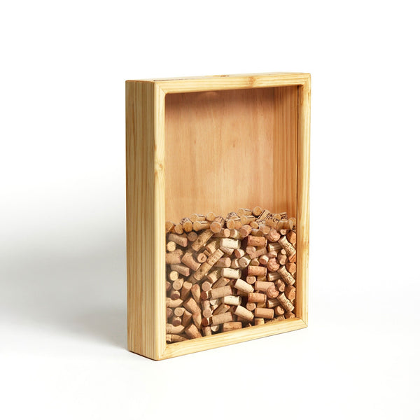 Wooden Wine Cork Collector, Couple Wine Display Box - Image 4