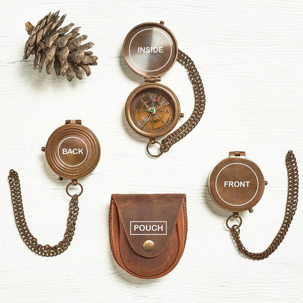 Personalized Engraved Compass: Religious Gift for First - Image 7