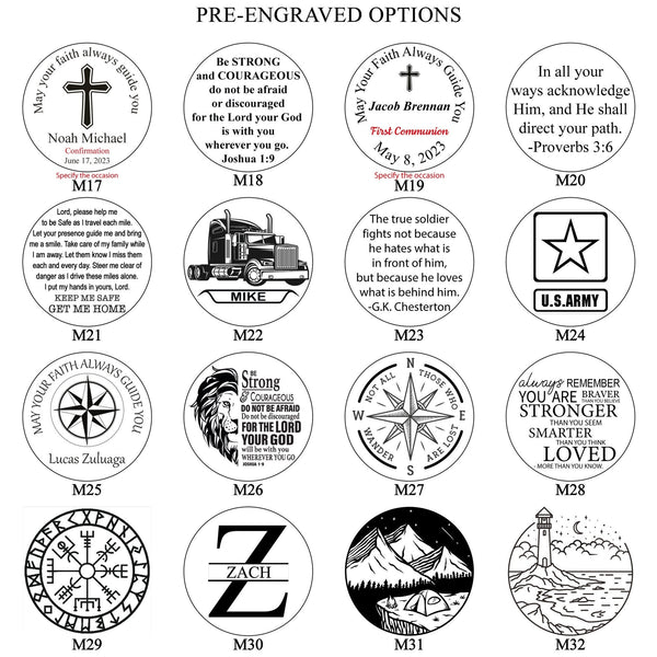 Personalized Engraved Compass: Religious Gift for First - Image 9